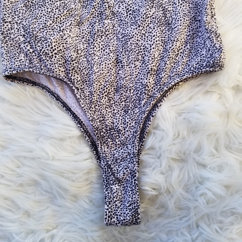 Amuse Society Wild And Free Animal Print Bodysut XS - Picture 9 of 11